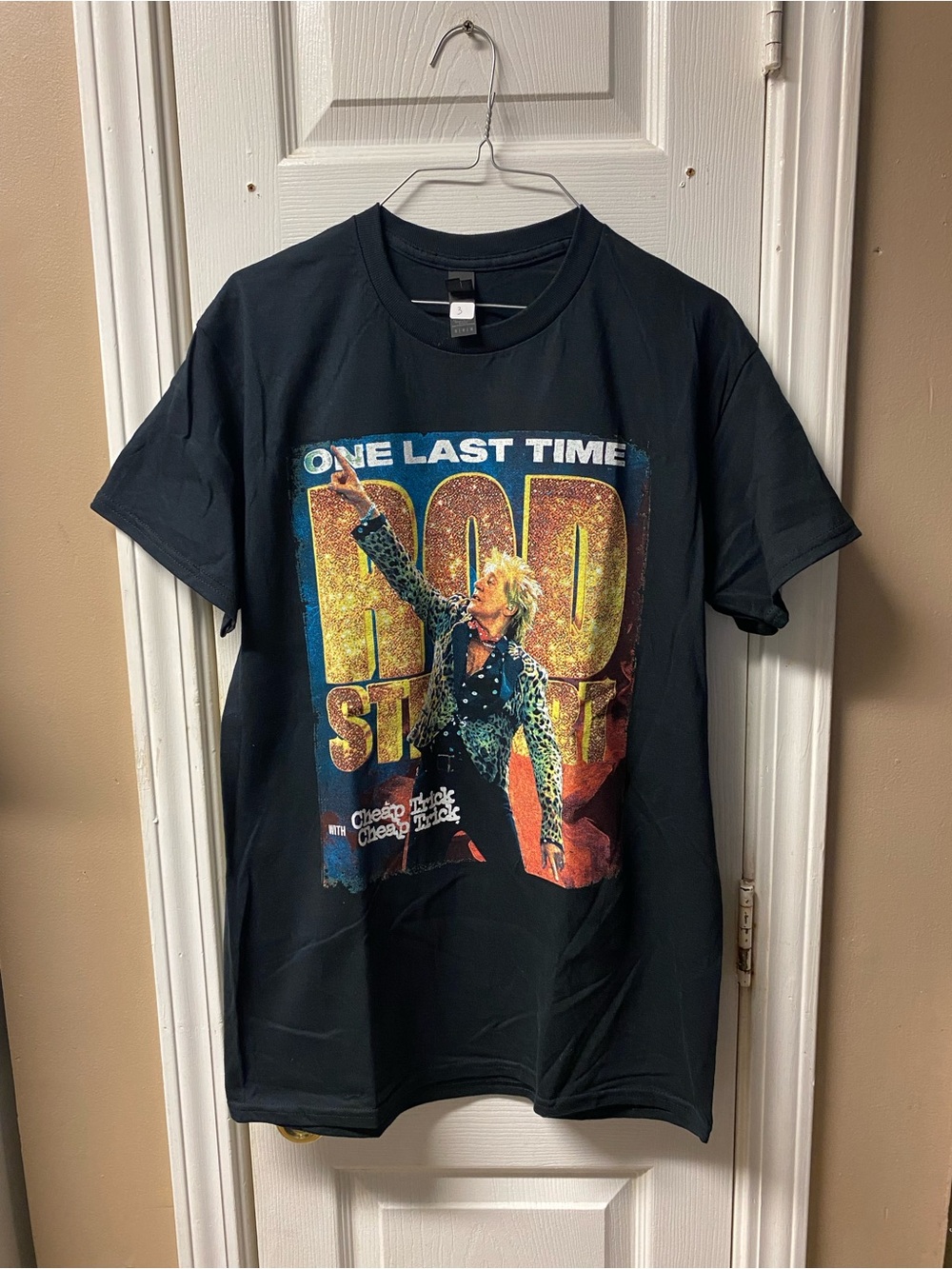 One Last Time Black Graphic Band T-Shirt